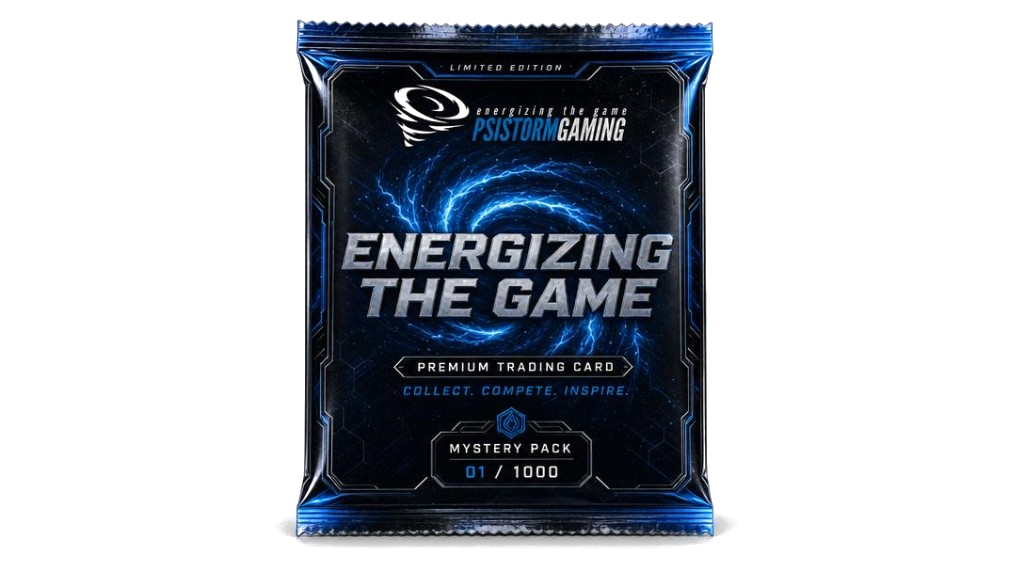 Sample premium mystery trading card pack (limited edition concept)